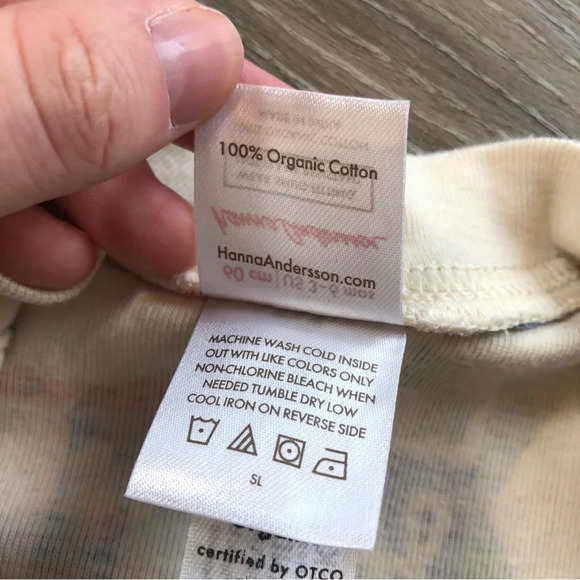 Hanna Andersson Christmas Holiday Winter Baby Girl Pajamas Size 3-6 Months - Picture 7 of 9